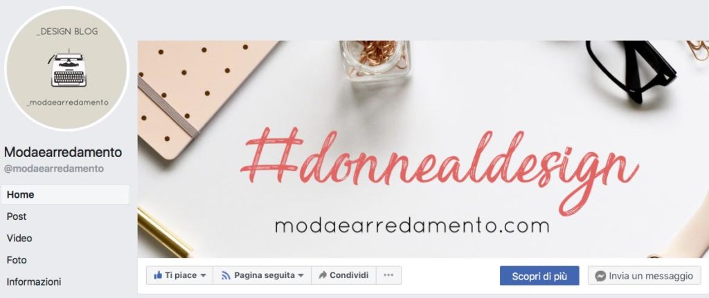 Modaearredamento copertina fan page